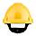 Защитная каска 3M™, Uvicator, трещоточный замок, с вентиляцией, пластиковая налобная лента, жёлтый цвет, G3000NUV-GU, фото 5
