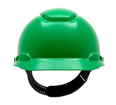 Каска защитная 3M H-700C-GP с вентиляцией, цвет зеленый - фото 2 - id-p77657335