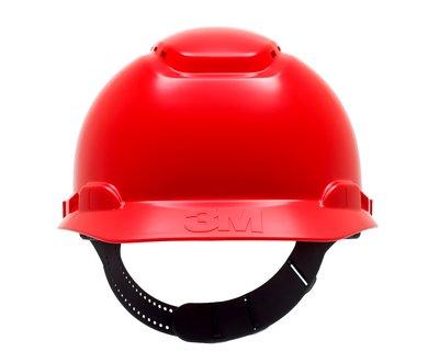 Каска защитная 3M H-700C-RD с вентиляцией, цвет красный - фото 2 - id-p77657338