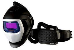 Сварочный щиток 3M™ Speedglas™ 9100 Air со светофильтром 9100V, с блоком принудительной подачи воздуха 3M™ Adflo™
