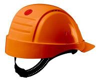 Каска защитная 3M™ PELTOR™ G2001DUV-OR без вентиляции с кожаным оголовьем, цвет оранжевый