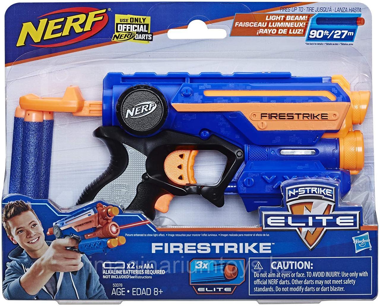 Бластер Nerf Elite Firestrike Нерф с лазерным прицелом - фото 6 - id-p49989501