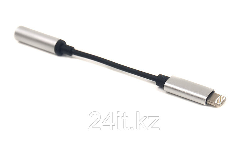 Аудио-переходник PowerPlant Lightning - Jack 3.5 мм, 0.1 м