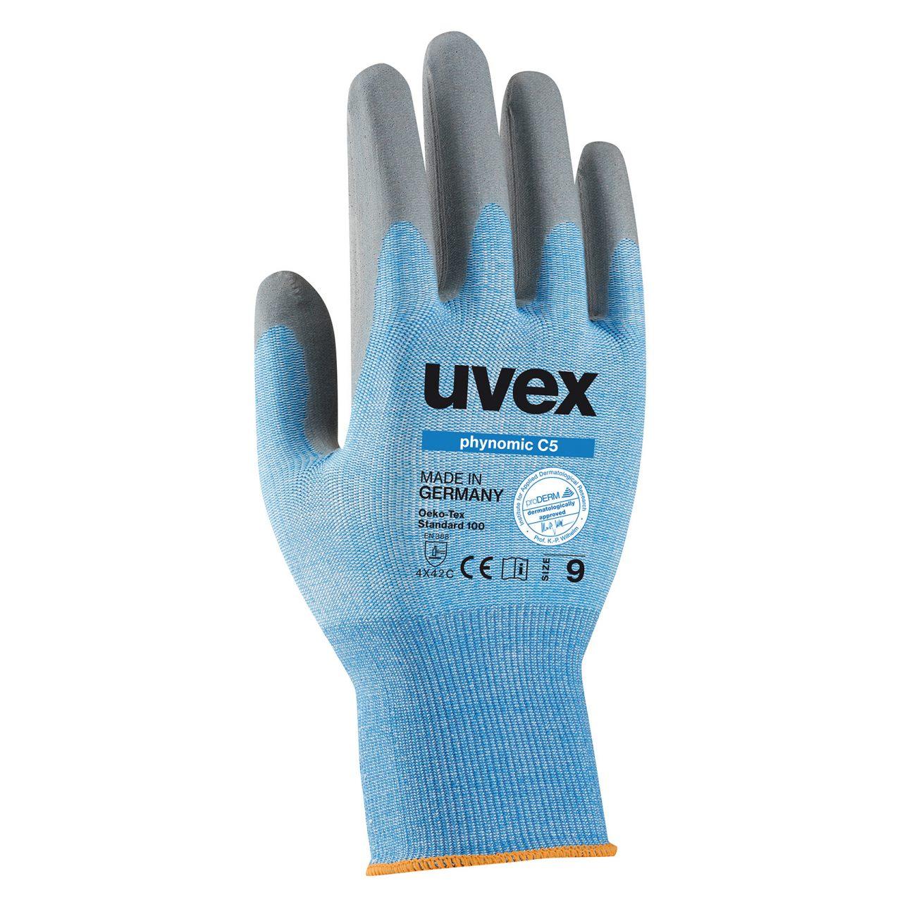 Защитные перчатки uvex финомик С5 - фото 1 - id-p77659092