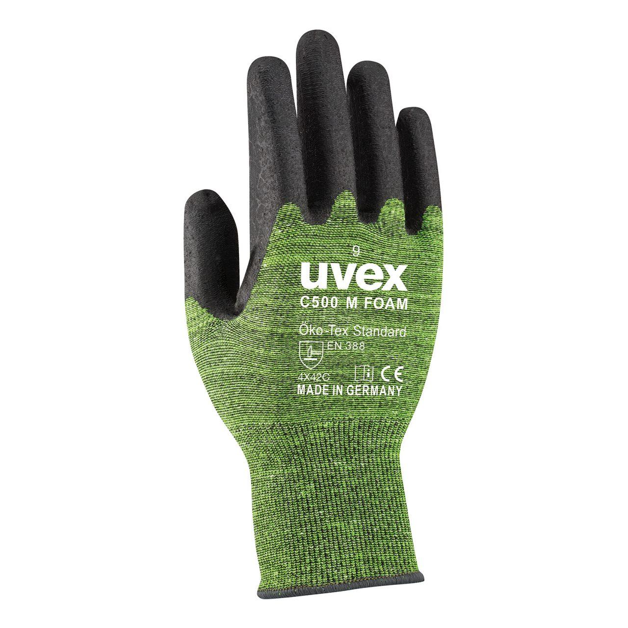 Защитные перчатки uvex C500 M фом