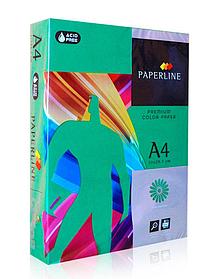 Бумага А4, темно зелёная, 160гр, 250л, ASPARAGUS 41A, Paperline