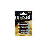 Батарейка MAXELL Alkaline, AAА/LR03, 4 шт
