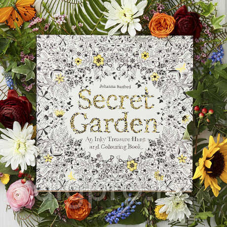 Антистресс раскраска Secret Garden набор 4 книги