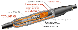 Соединительная муфта 1ПСТ-10-150/240 (Б) для одножильных кабелей, фото 3