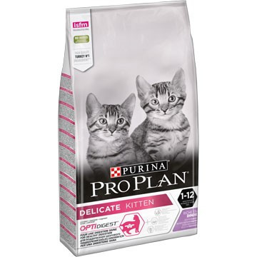 PRO PLAN DELICATE, Про План Деликейт, для котят с чувствительным пищеварением, с индейкой, уп.10 кг.