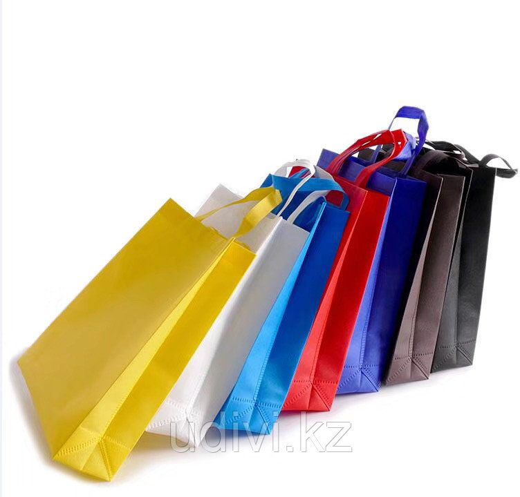 Эко-сумки из спанбонда с ручками под логотип - фото 3 - id-p69267972