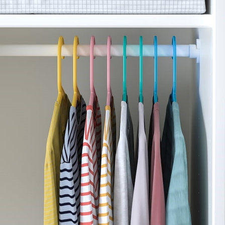 Плечики детские БАГИС 8 шт. разные цвета ИКЕА, IKEA, фото 3