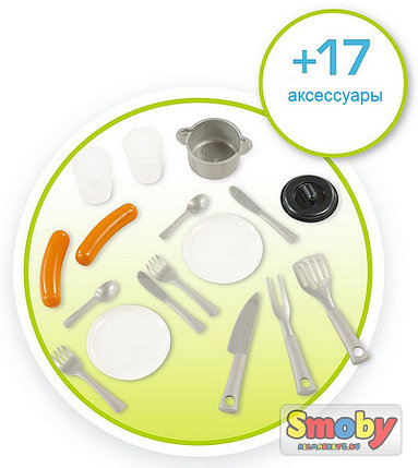 Игровой домик с кухней Синий, 145*110*127см, фото 2
