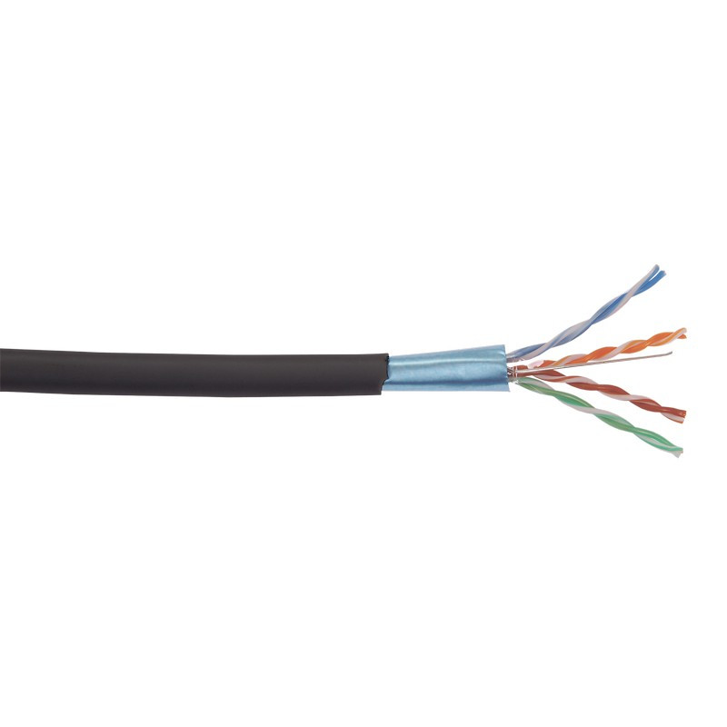 ITK Витая пара F/UTP кат.5E 4х2х24AWG LDPE черный (305м) ИЭК