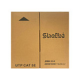 Shelbi SLC-UP5E04-6018 Кабель связи витая пара U/UTP, кат.5E 4х2х24AWG solid, PVC, 305м, зелёный, фото 5