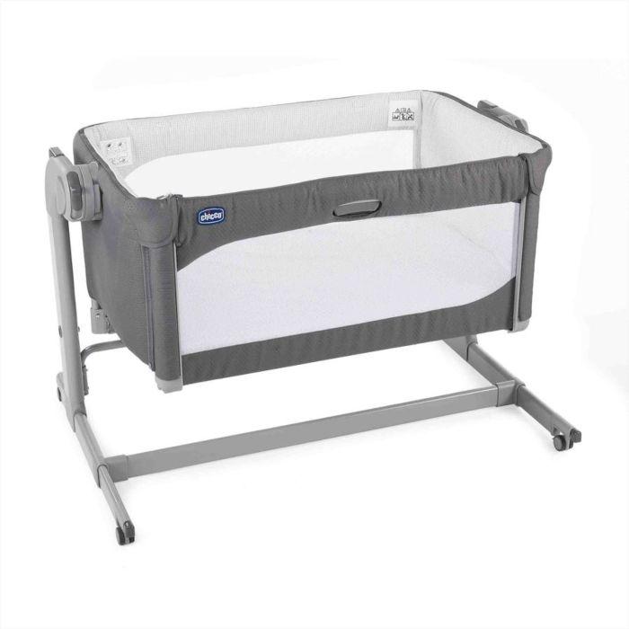 Кроватка-манеж Chicco Next2Me Magic Moon Grey 0м+