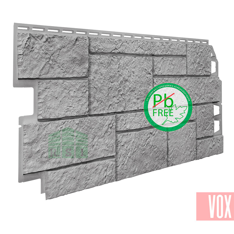 Фасадная панель VOX Sandstone Light Grey (светло-серый)
