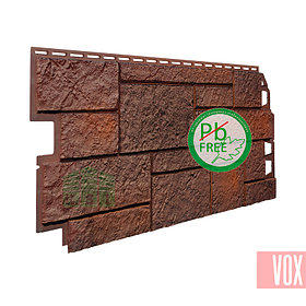 Фасадная панель VOX Sandstone Dark Brown (темно-коричневый)