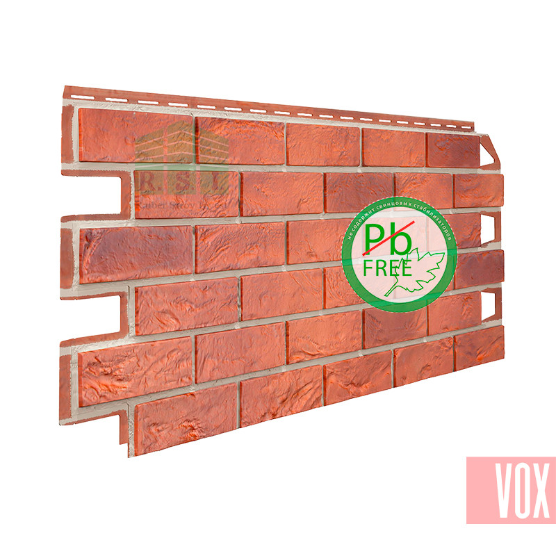 Фасадная панель VOX Solid Brick Bristol (красный кирпич)