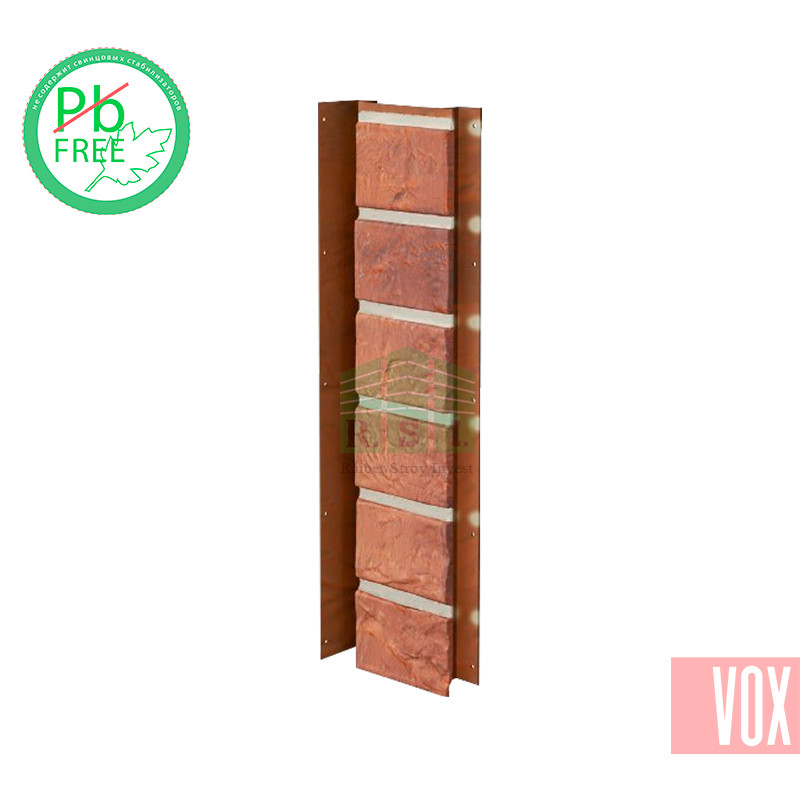 Внутренний угол (универсальная планка) VOX Solid Brick Bristol (красный кирпич)