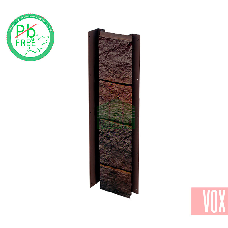 Внутренний угол (универсальная планка) VOX Sandstone Dark Brown (темно-коричневый)