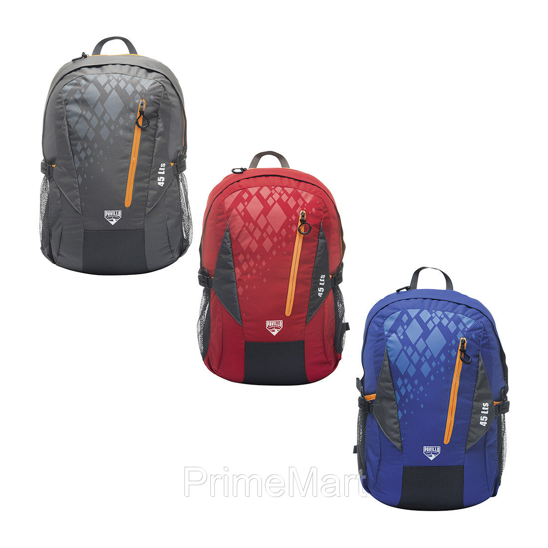 Туристический/городской рюкзак Pavillo Arctic Hiking 45л., BESTWAY, 68081, Винил PE600D, Вес 0.6кг., Нагрудный и поясный ремень, Карман для ноутбука,