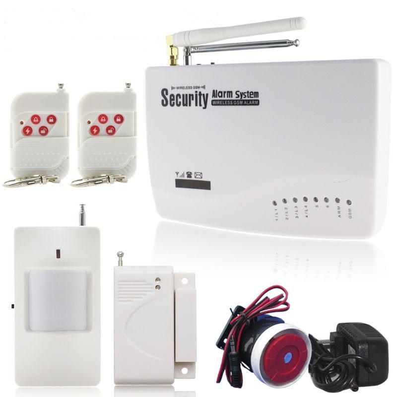 Сигнализация GSM Security Alarm System (GSM, датчик движения, проникновения, сирена) 10 зон защиты - фото 2 - id-p77682069