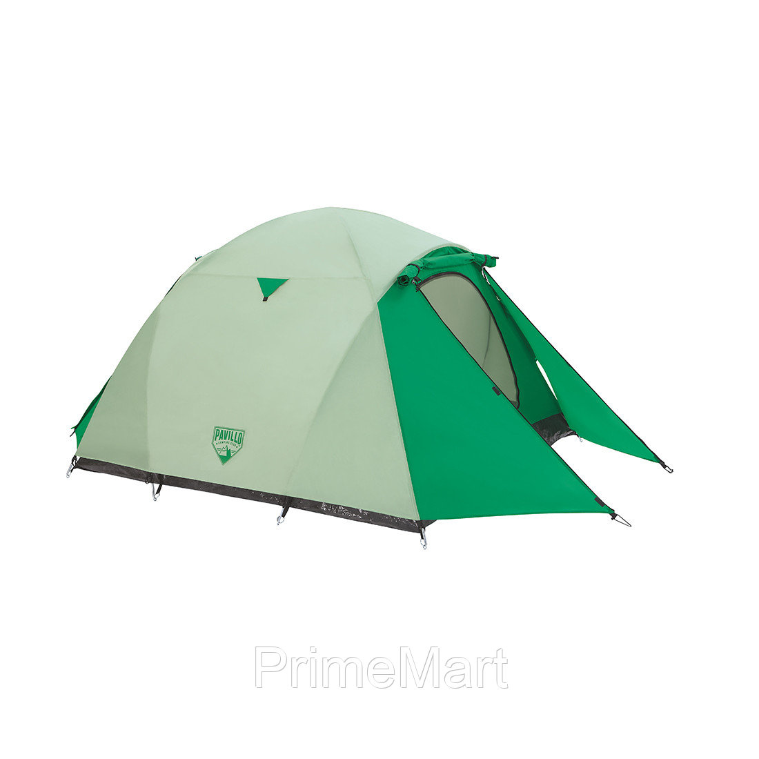 Палатка туристическая Pavillo Cultiva X3 (70+200+70) х 180 х 125 см, BESTWAY, 68046, Верх - винил PE190T с покрытием PU2000mm. Пол - винил PE120 г/м,