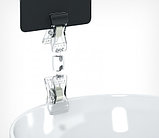 Универсальный ценникодержатель с прищепками, малый на ножке высотой 50 мм  FXS-DBL, фото 3