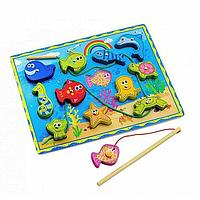 Деревянная игрушка "Рыбалка".