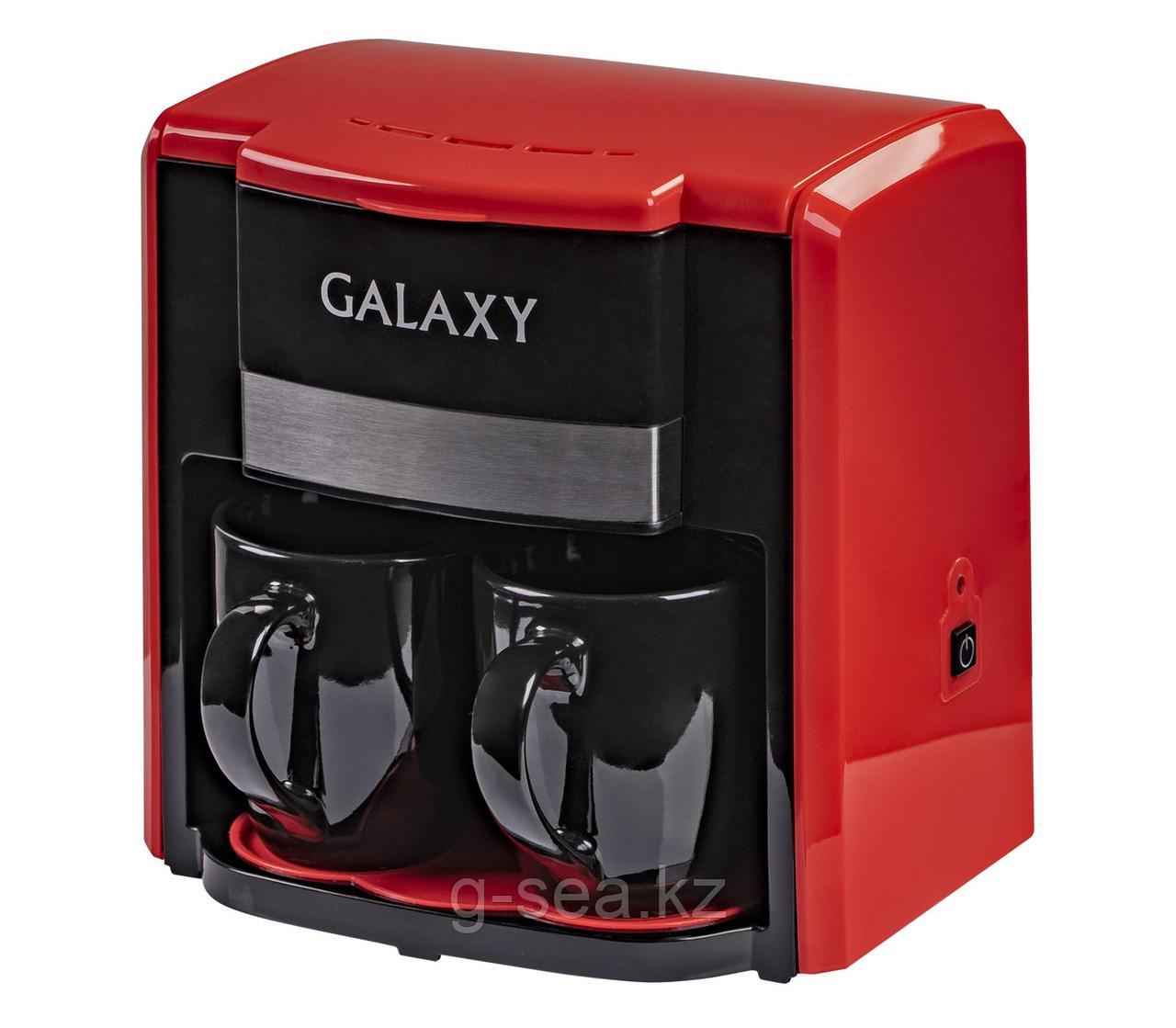 Galaxy GL 0708 Кофеварка электрическая, красная - фото 1 - id-p77697885