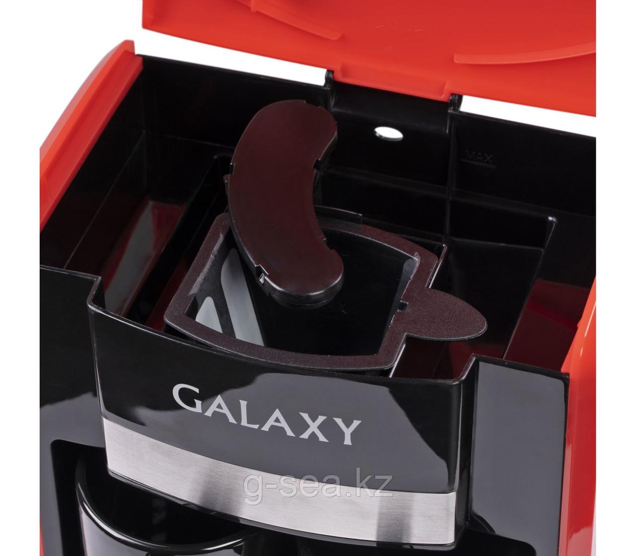 Galaxy GL 0708 Кофеварка электрическая, красная - фото 2 - id-p77697885