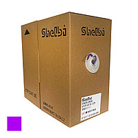 Shelbi Кабель UTP, КАТ.5E 4х2х24AWG solid, LSZH, 305м, фиолетовый SLC-UL5E04-4005 Shelbi Кабель UTP, КАТ.5E 4х2х24AWG solid, LSZH, 305м, фиолетовый