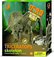 Geoworld Triceratops skeleton