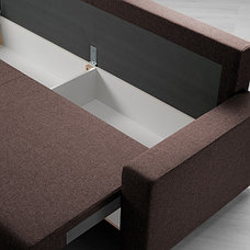 Диван-кровать 3-местный ГИММАРП коричневый IKEA, ИКЕА, фото 2