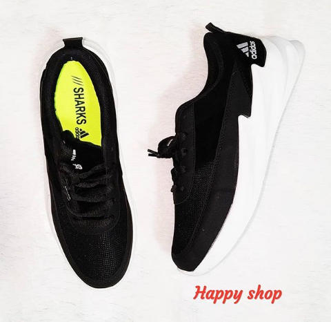 Кроссовки мужские черные Adidas 40-44 размер