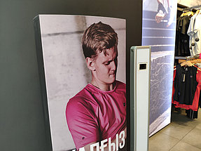 Установка счётчиков посетителей в бутике Under Armour (Dostyk Plaza) 2