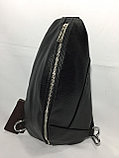 Мужская нагрудная сумка-кобура через плечо (высота 30 см, ширина 17 см, глубина 5 см), фото 2