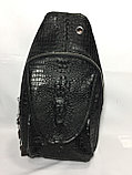 Мужская нагрудная сумка-кобура через плечо (высота 32 см, ширина 17 см, глубина 8 см), фото 3