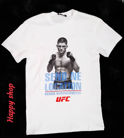 Мужская белая футболка UFC
