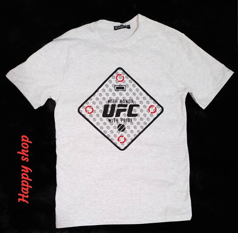 Мужская серая футболка UFC
