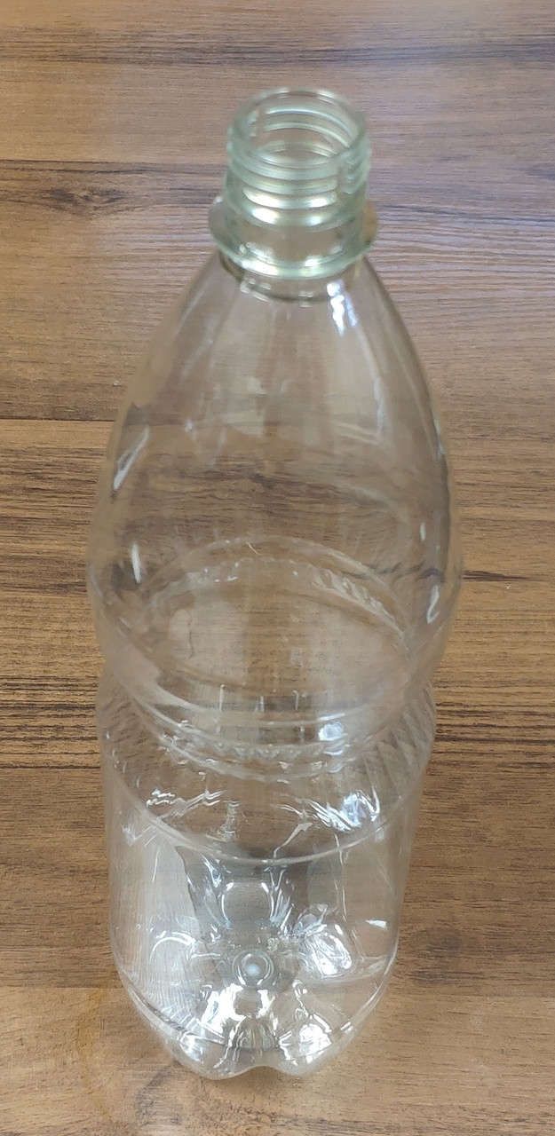 Бутылка 1.5л прозрачная круглая+крышка (100шт,ДШВ 85*85*33, 3,2кг)(ВД 330х90мм) - фото 2 - id-p77710193