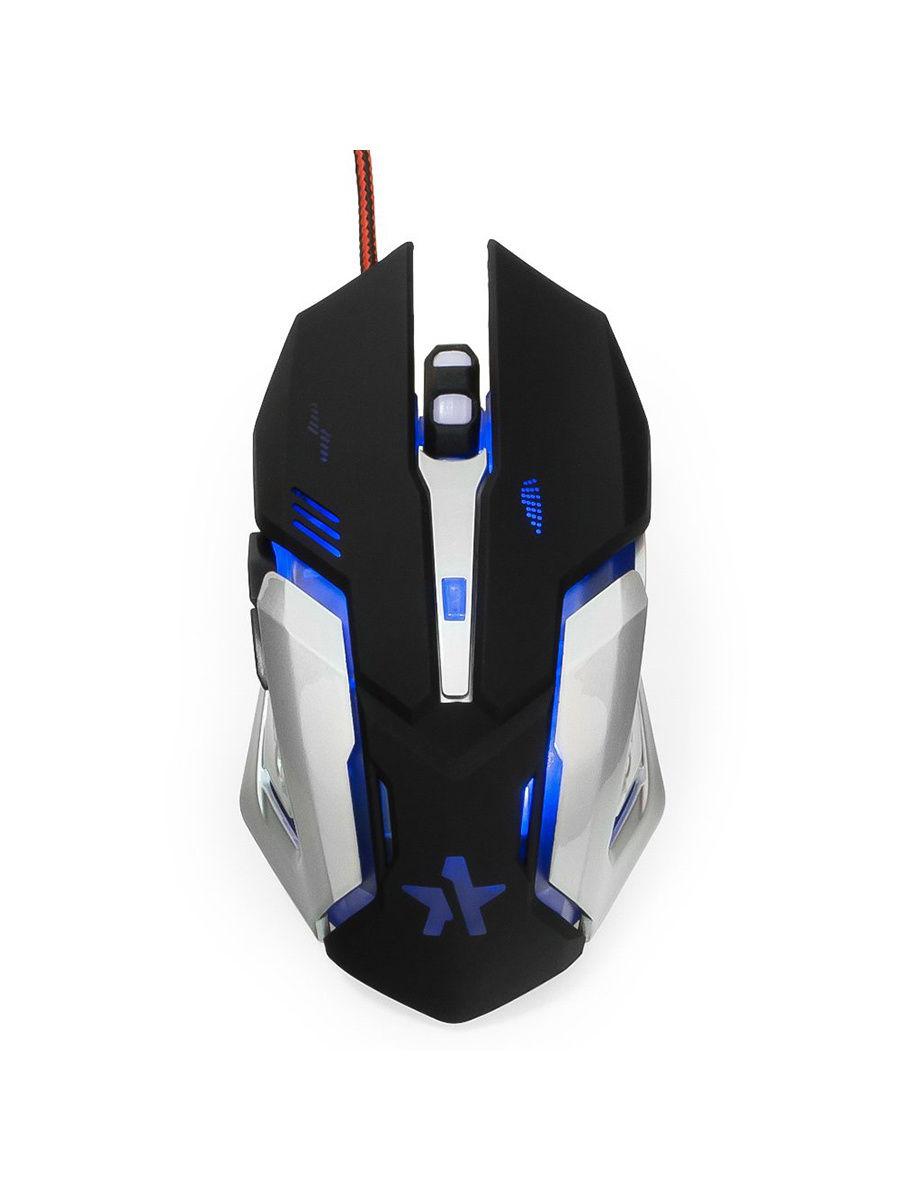 Мышь Гарнизон GM-760G Арктур II, 3200 dpi/ USB/ Black Silver