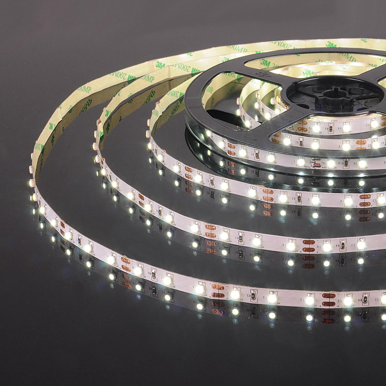 2835 12V 60Led 4,8W IP20 / Лента светодиодная 60Led 4,8W IP20 6500K холодный белый