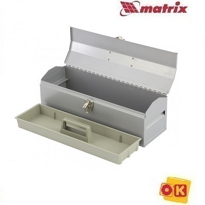 Ящик для инструмента 480х154х165 мм, металлический MATRIX. 906025