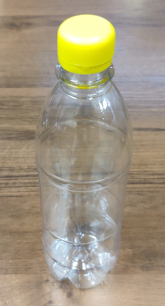 Бутылка 500мл прозр.круглая+крышка (200шт в уп.4кг,ДШВ 75*47*130sm)(ВД 219х63мм) - фото 1 - id-p77715585