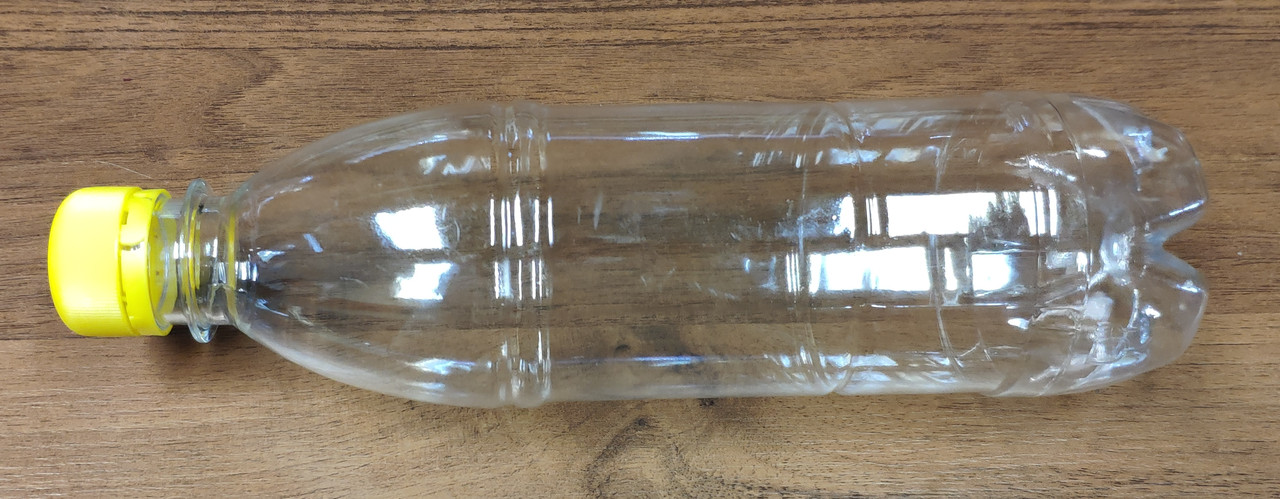 Бутылка 500мл прозр.круглая+крышка (200шт в уп.4кг,ДШВ 75*47*130sm)(ВД 219х63мм) - фото 3 - id-p77715585