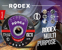 Шлифовальный диск по Металлу Rodex 180*6*22 mm