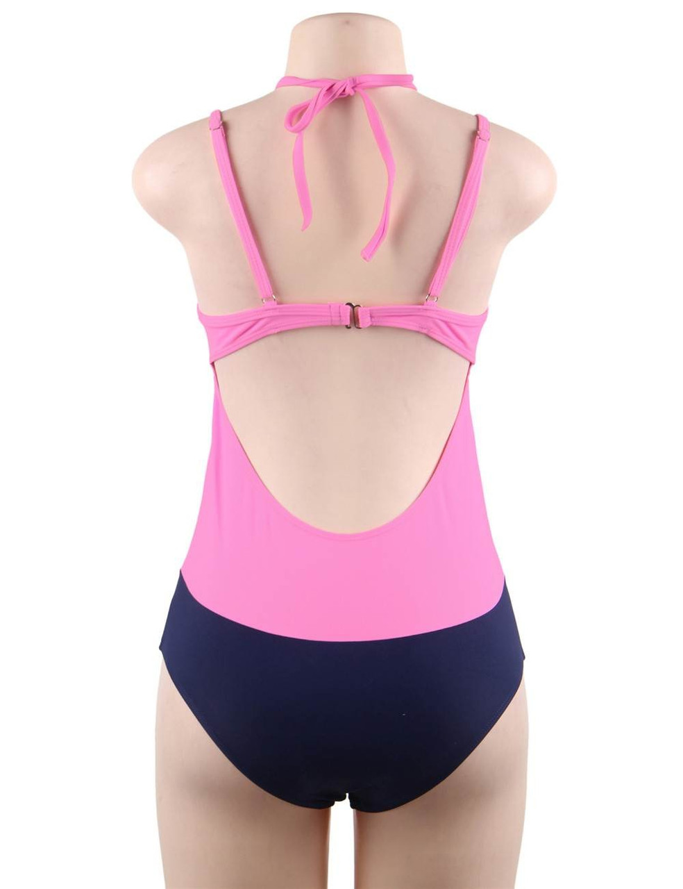 Купальник слитный Sexy Push Up Pink S, M, L, XL - фото 2 - id-p77619493