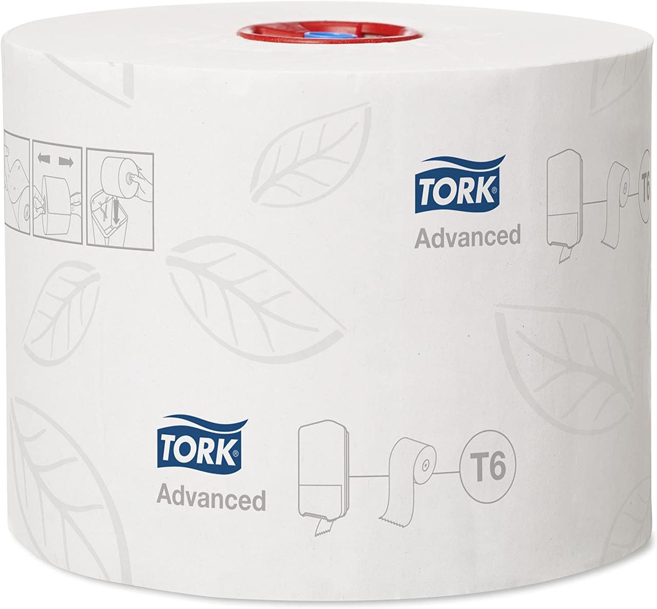 Tork туалетная бумага Mid-size в миди рулонах 127530/1 - фото 1 - id-p4858480